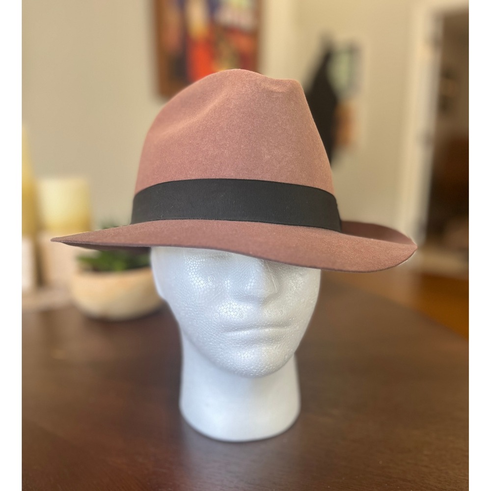 Country Gentleman Fedora Mens Medium Brown Excellent Dynafelt Wool Vintage Hat